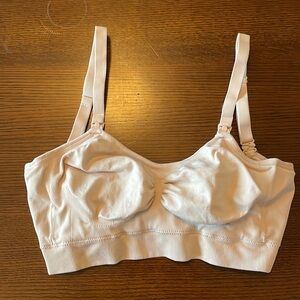 Kindred Bravely Pumping and Nursing Bra small. Peach color